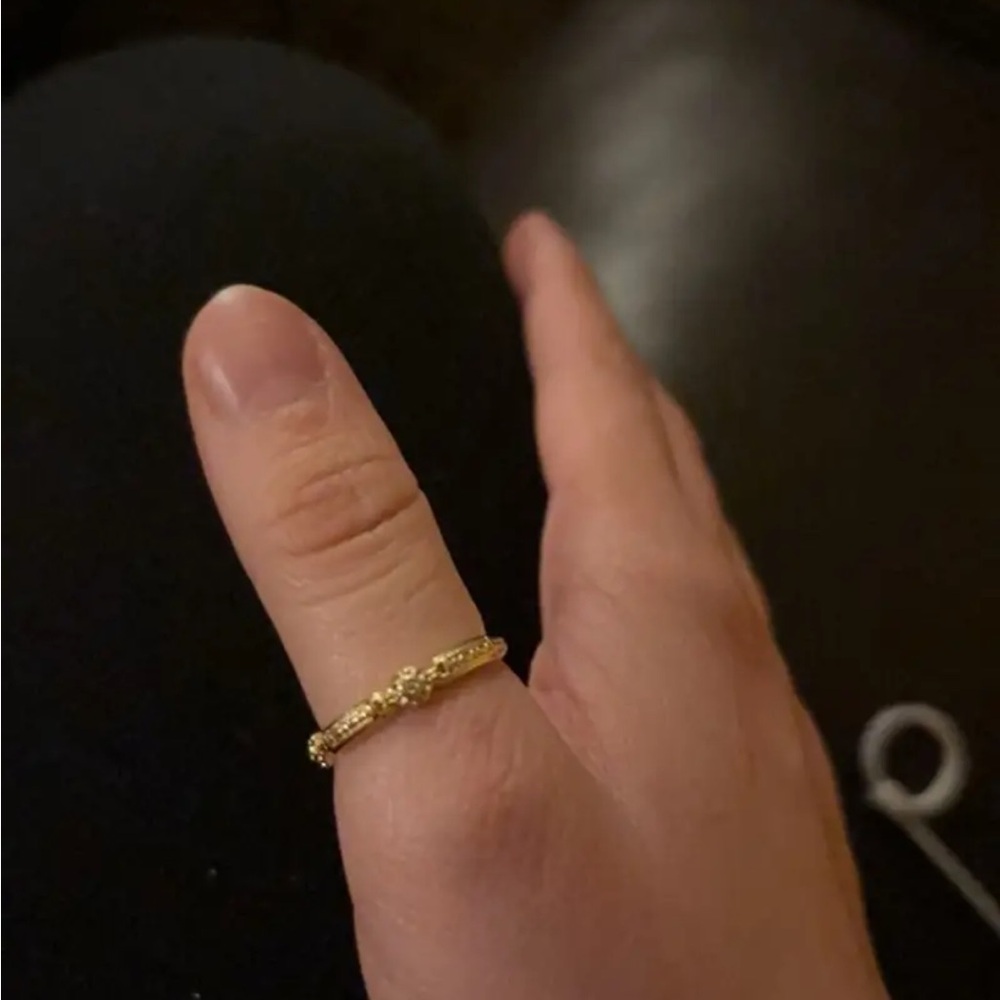 Retro Bohemian Gold Stack Ring Set - SIZE 7 - Picture 15 of 16
